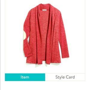 August Mist - Brisa Red Cardigan size SM